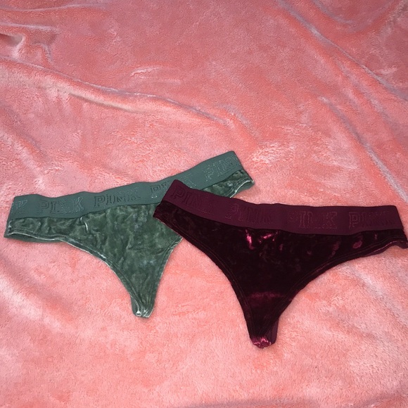 PINK Victoria's Secret Other - NEW W/O TAGS VS PINK VELVET THONGS💞